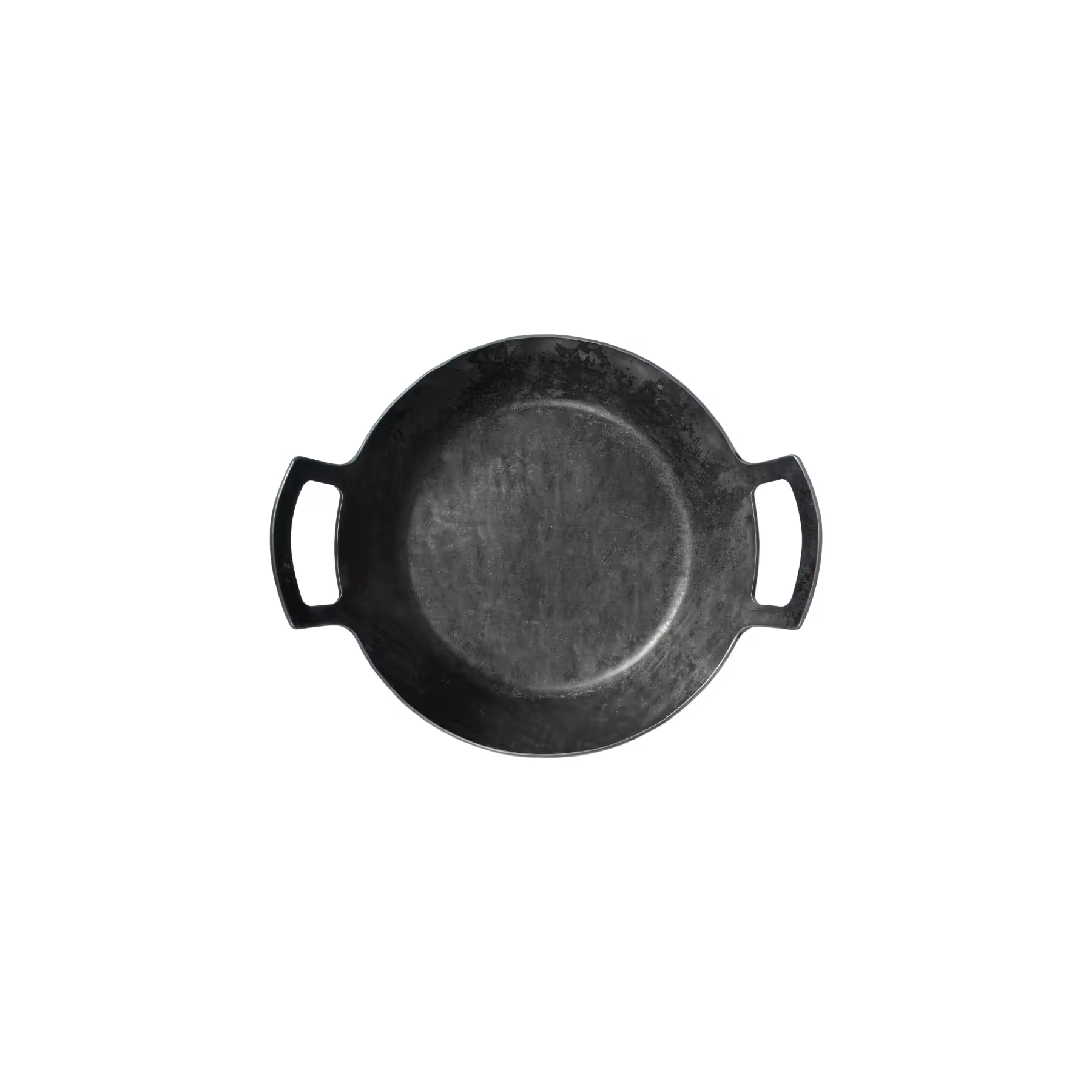 Geschmiedete Servierpfanne, hoher Rand