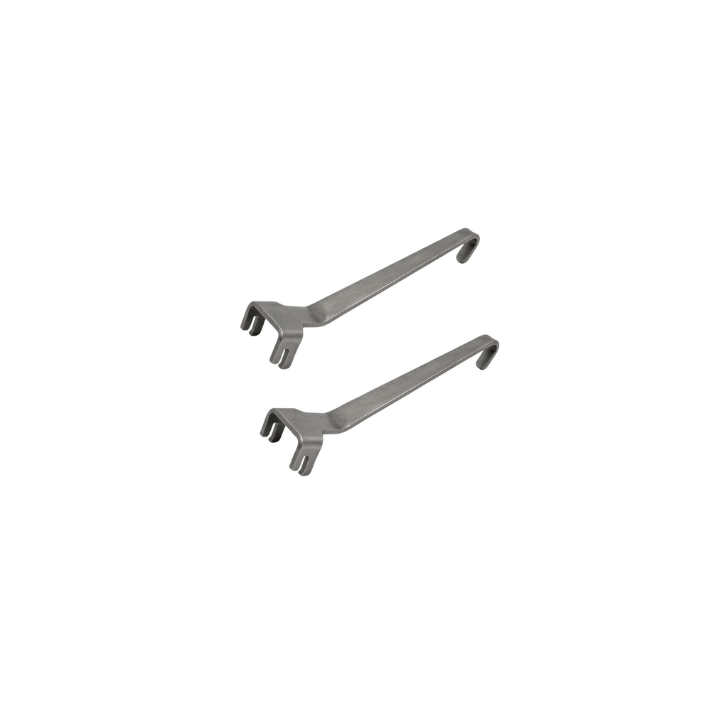 Griff-Duo schmiedeeisern für Grillplatten
